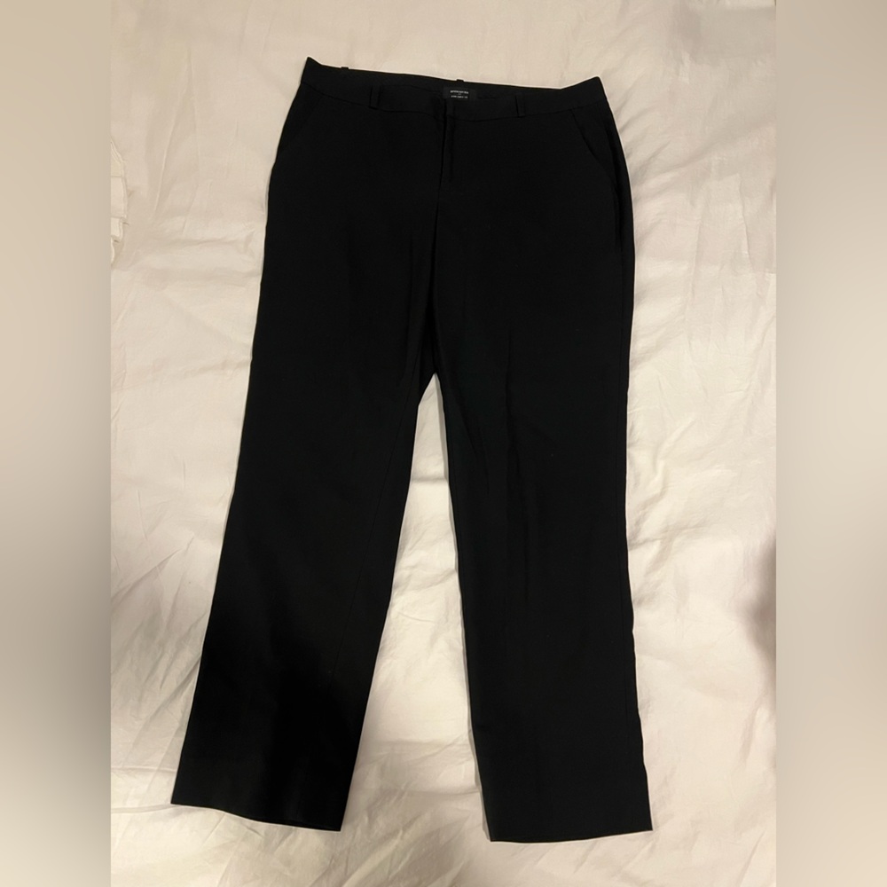 Banana Republic Classic Black Straight Leg Pants